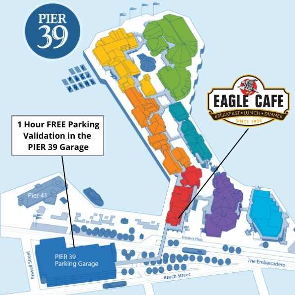 Eagle Cafe mobile map