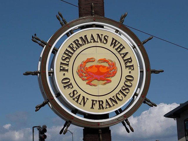 Iconic San Francisco Fisherman’s Wharf sign